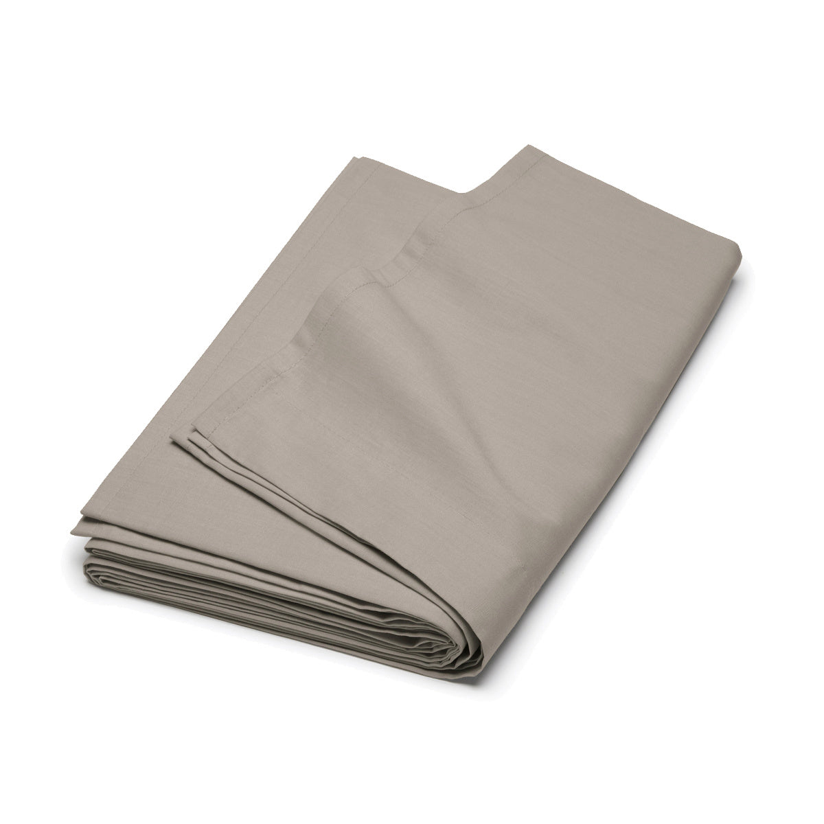 Bettlaken Baumwollsatin taupe