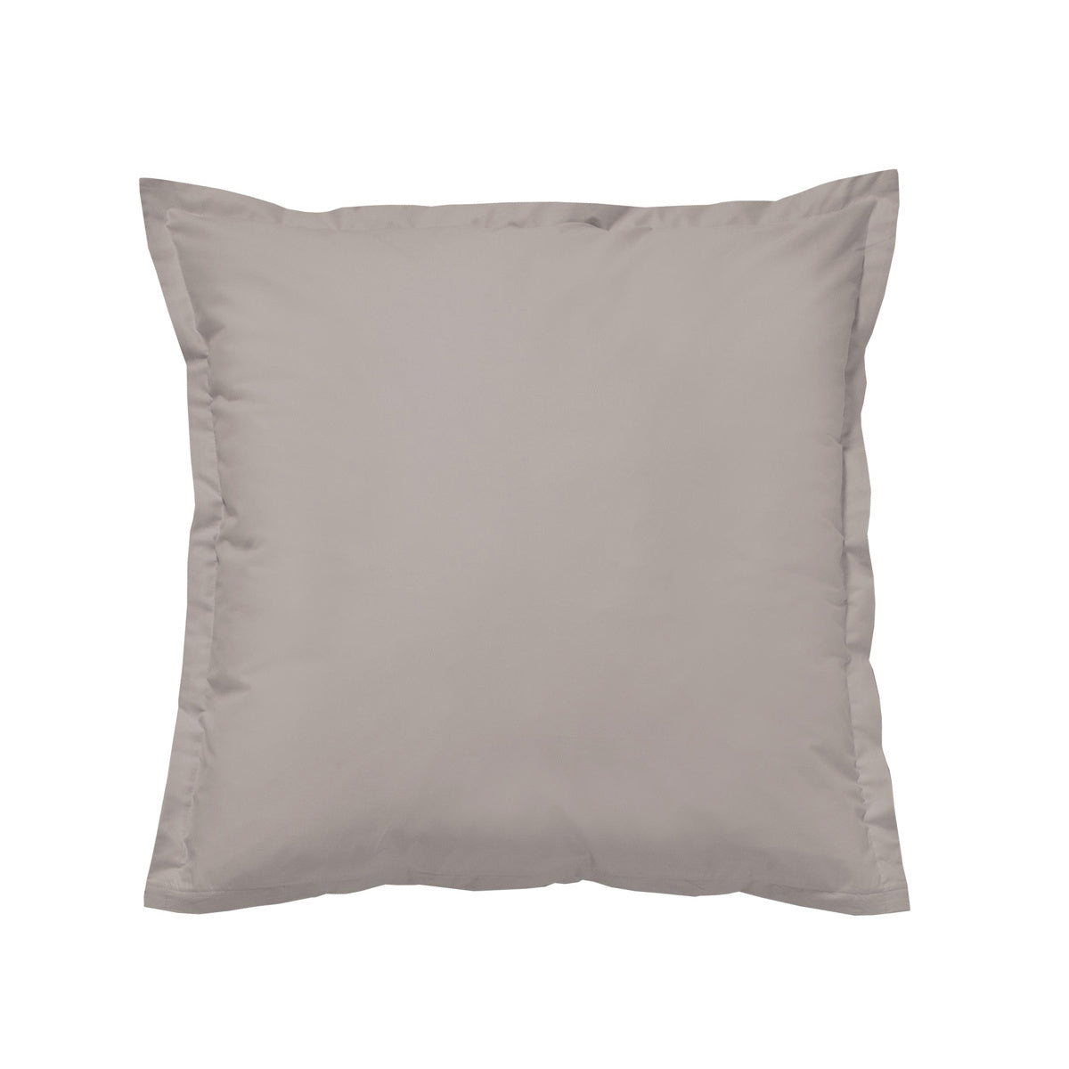 Sundays Kissenbezug-Set mit Reißverschluss Baumwollsatin taupe 80x80