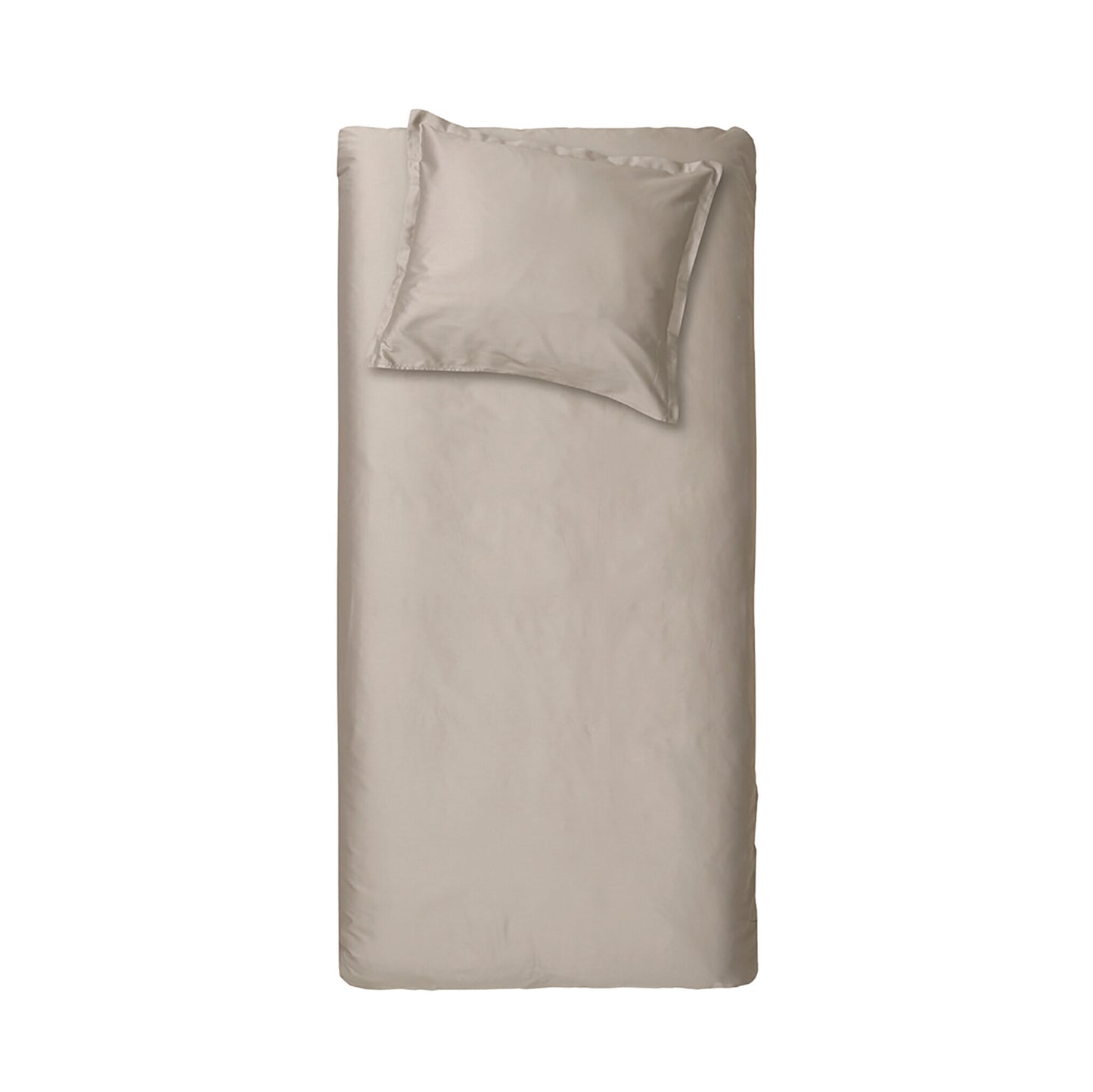 Sundays duvet cover cotton satin taupe