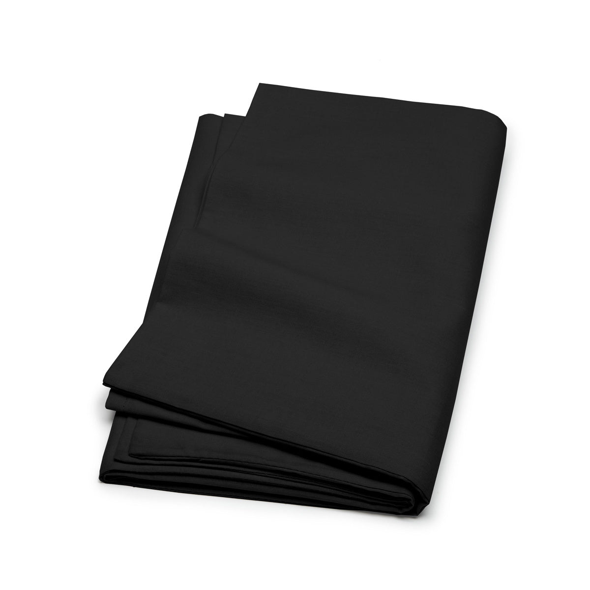 Pillowcase cotton 50x60 with zipper black (2 pieces)