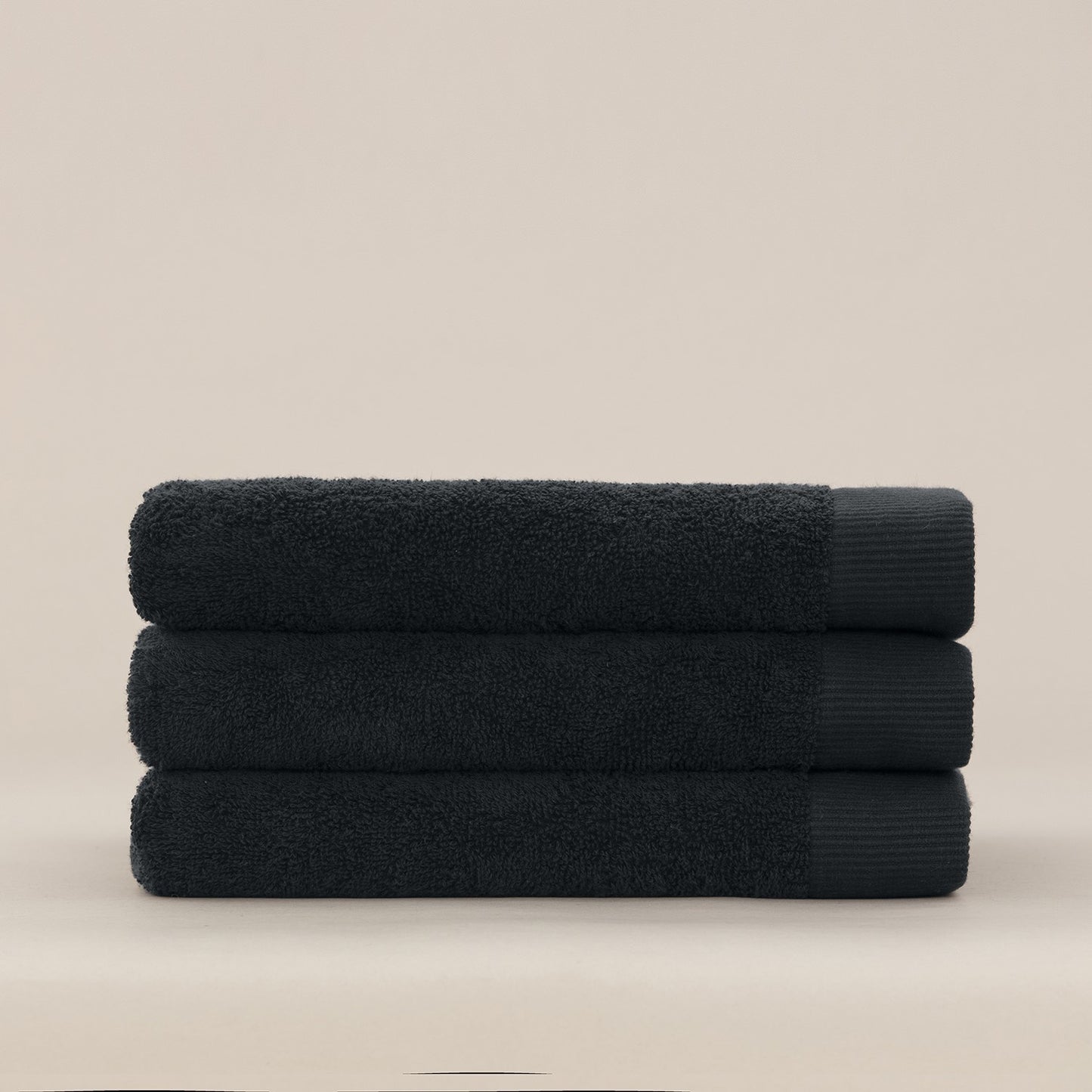 Weekend Handtuch schwarz (3 Stück)