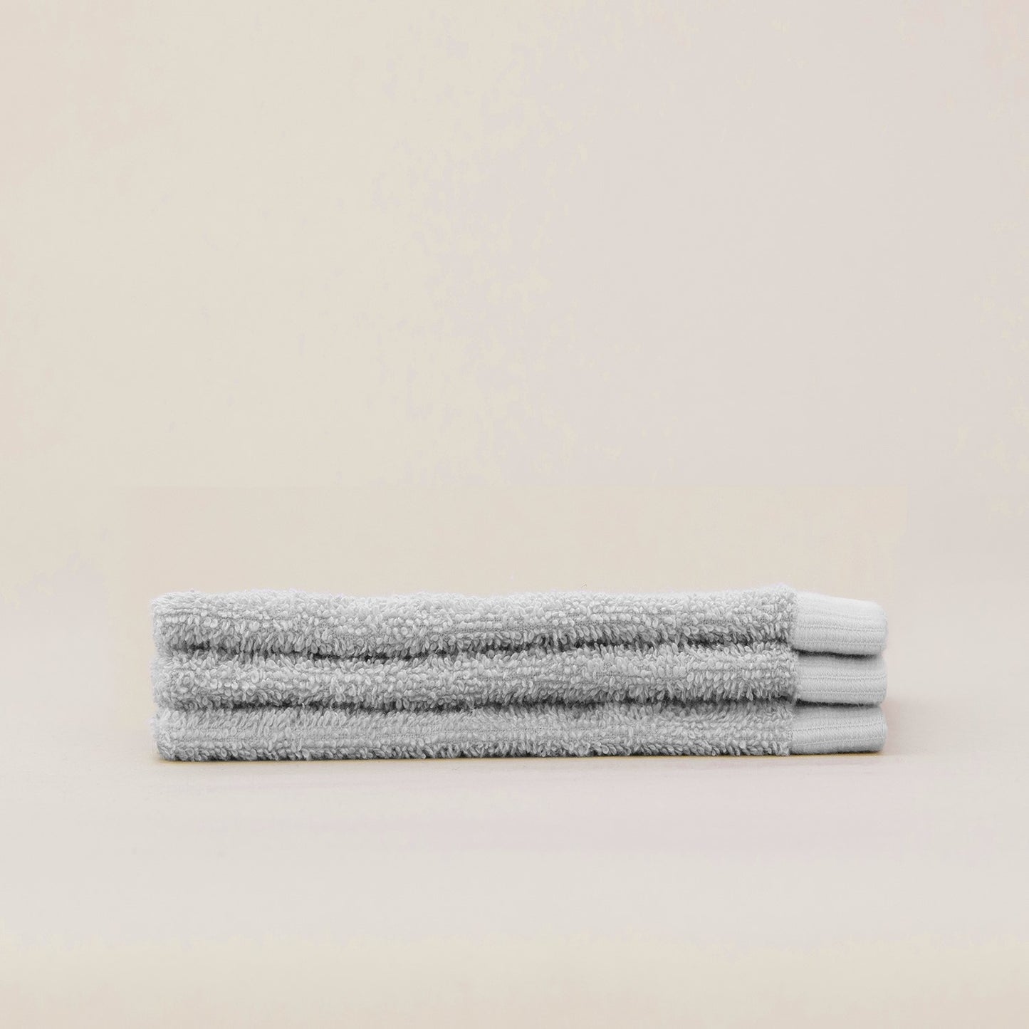 Weekend Waschlappen hellgrau (3 Stück)