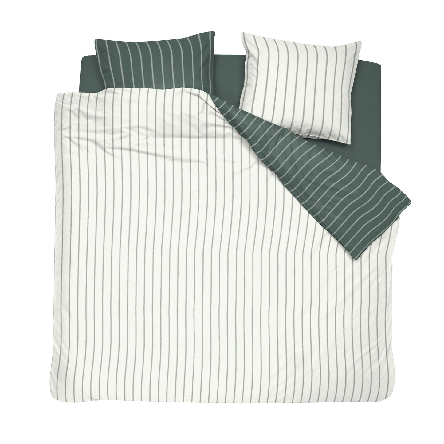Eenvoud dekbedovertrekset katoen groen