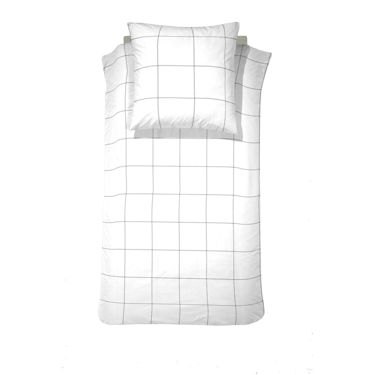 Robyn duvet cover satin white