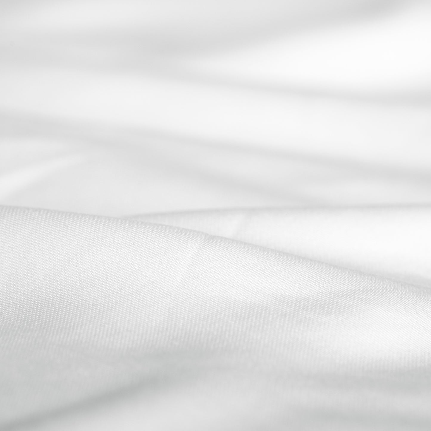Sundays fitted sheet cotton satin white