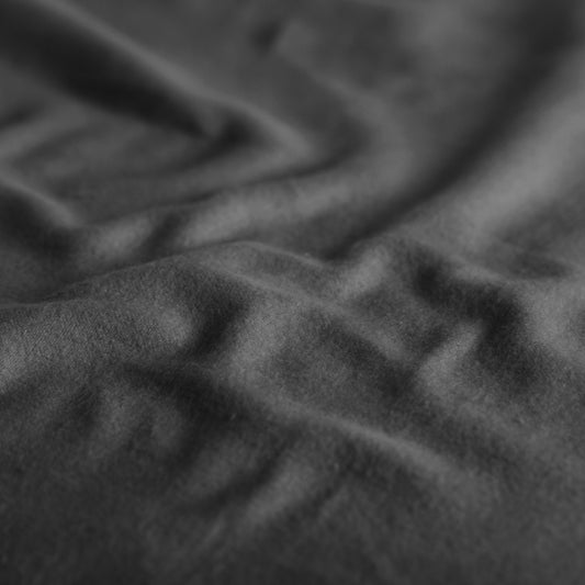 Flannel sheet anthracite