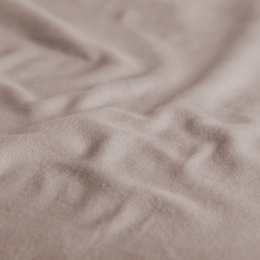 Flannel sheet taupe