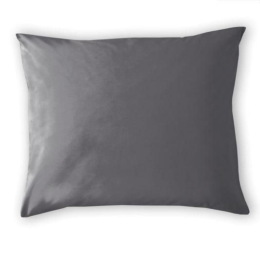 Kissenbezug-Set Flanell anthrazit