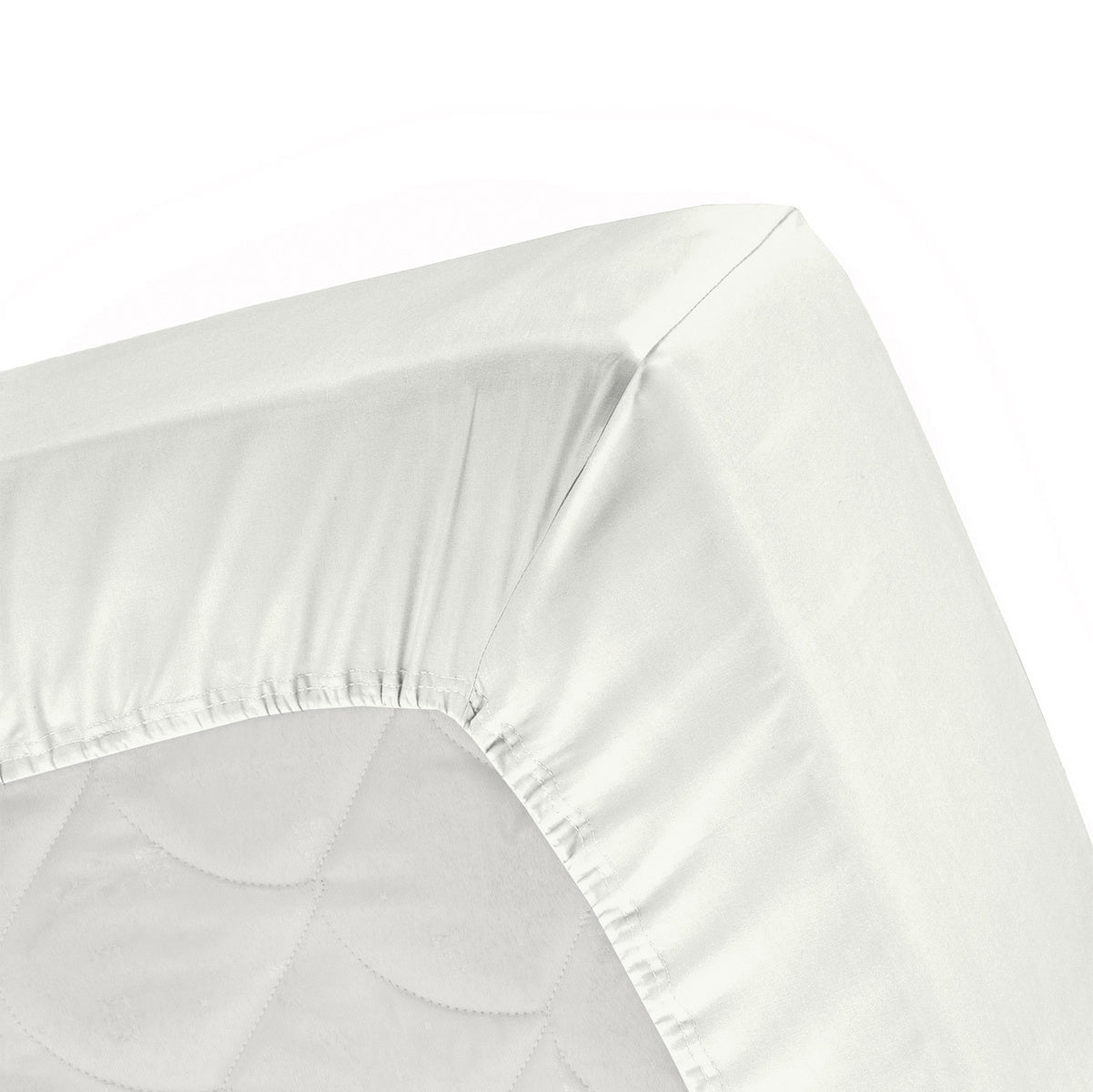 Topper fitted sheet single split jersey ivory