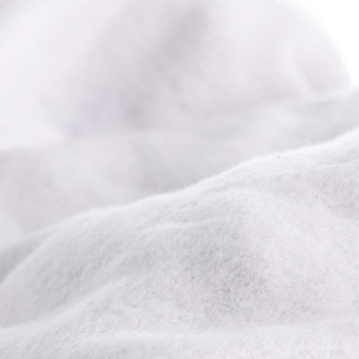 Topper fitted sheet stretch molton single split white