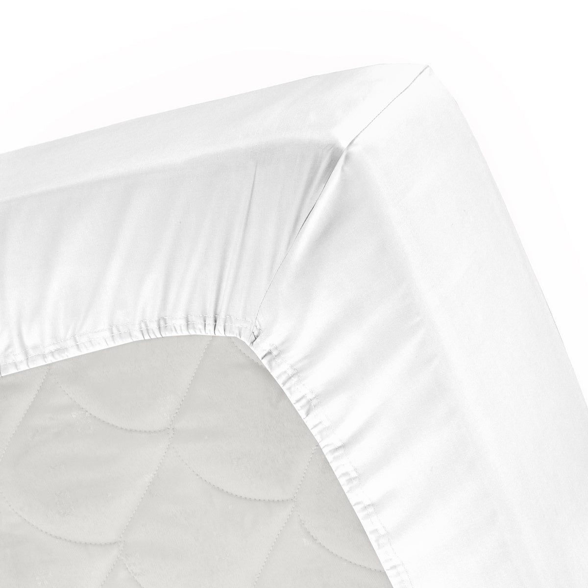 Topper fitted sheet jersey white