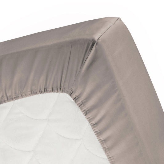 Topper fitted sheet jersey taupe
