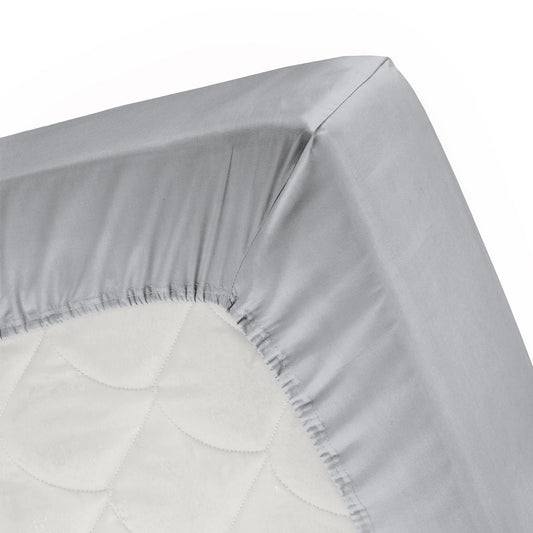 Topper fitted sheet jersey light gray