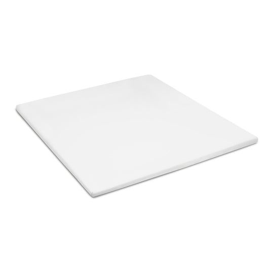 Weekend topper fitted sheet cotton white