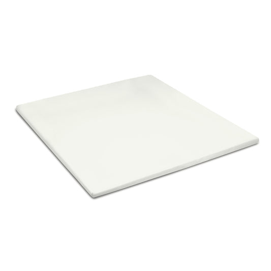 Weekend topper fitted sheet cotton ivory