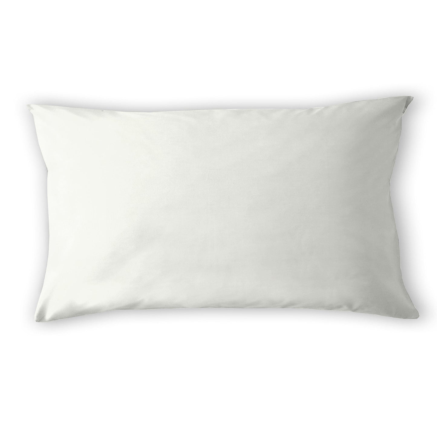 Weekend kussensloopset katoen met rits ivoor 40x80