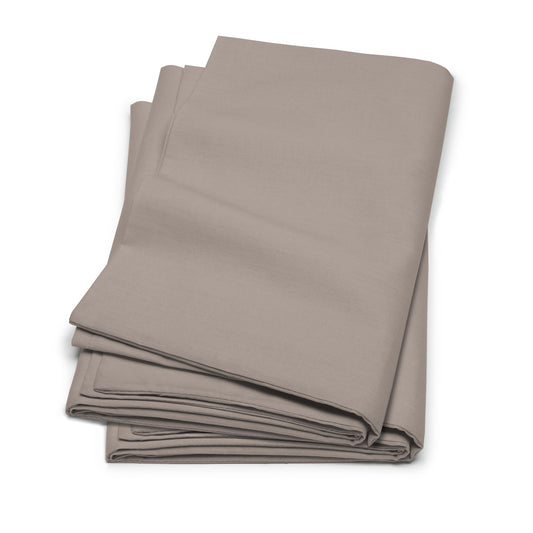 Weekend pillowcase set cotton with zipper taupe 40x80