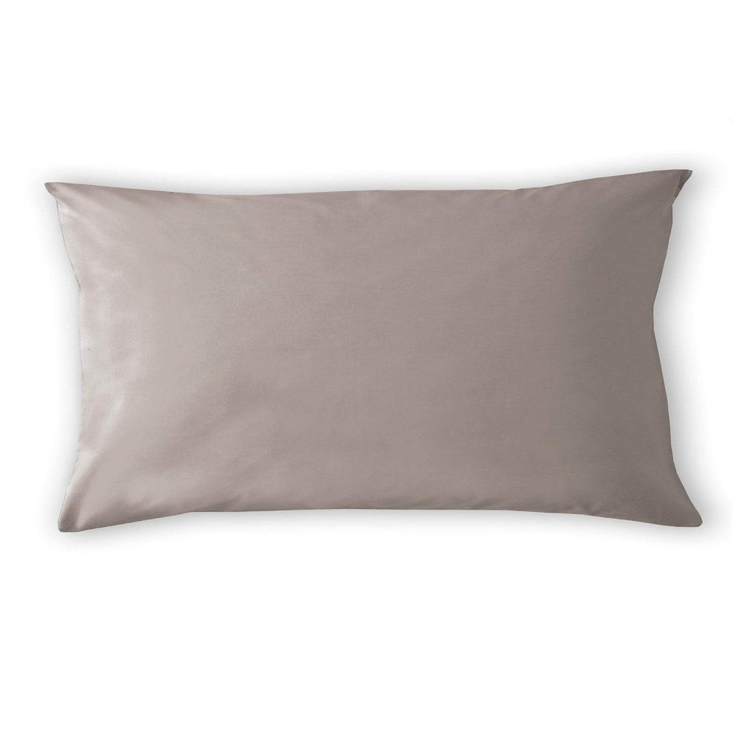 Weekend kussensloopset katoen met rits taupe 40x80