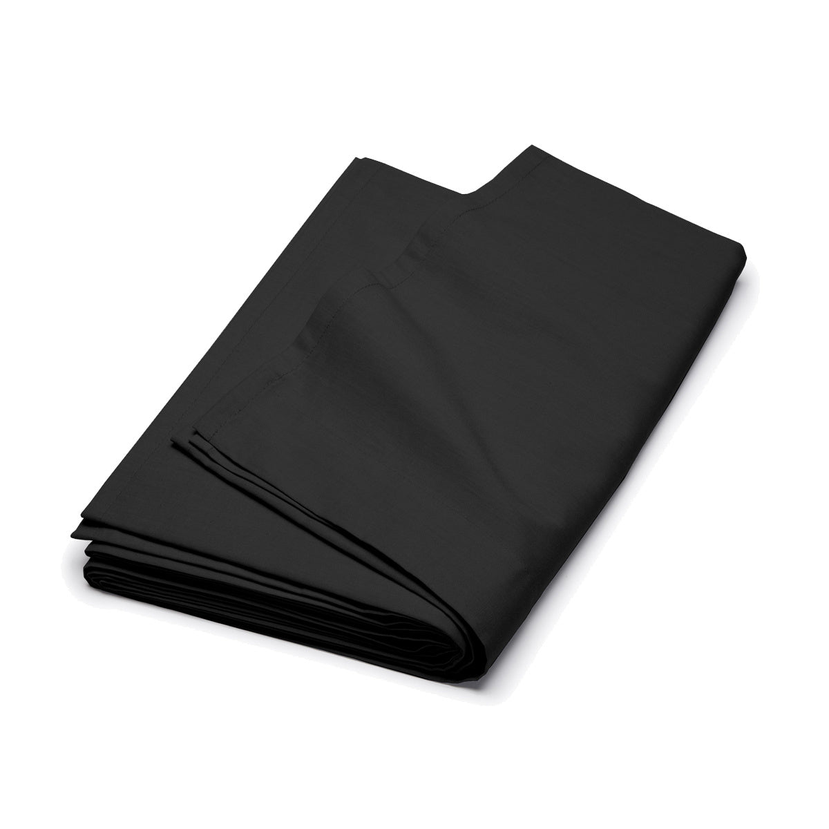 Black cotton satin sheet