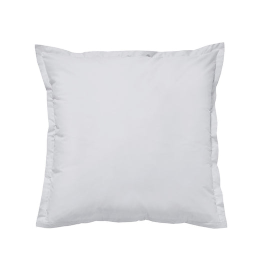 Sundays pillowcase set with zipper, cotton satin, light gray, 80x80 cm