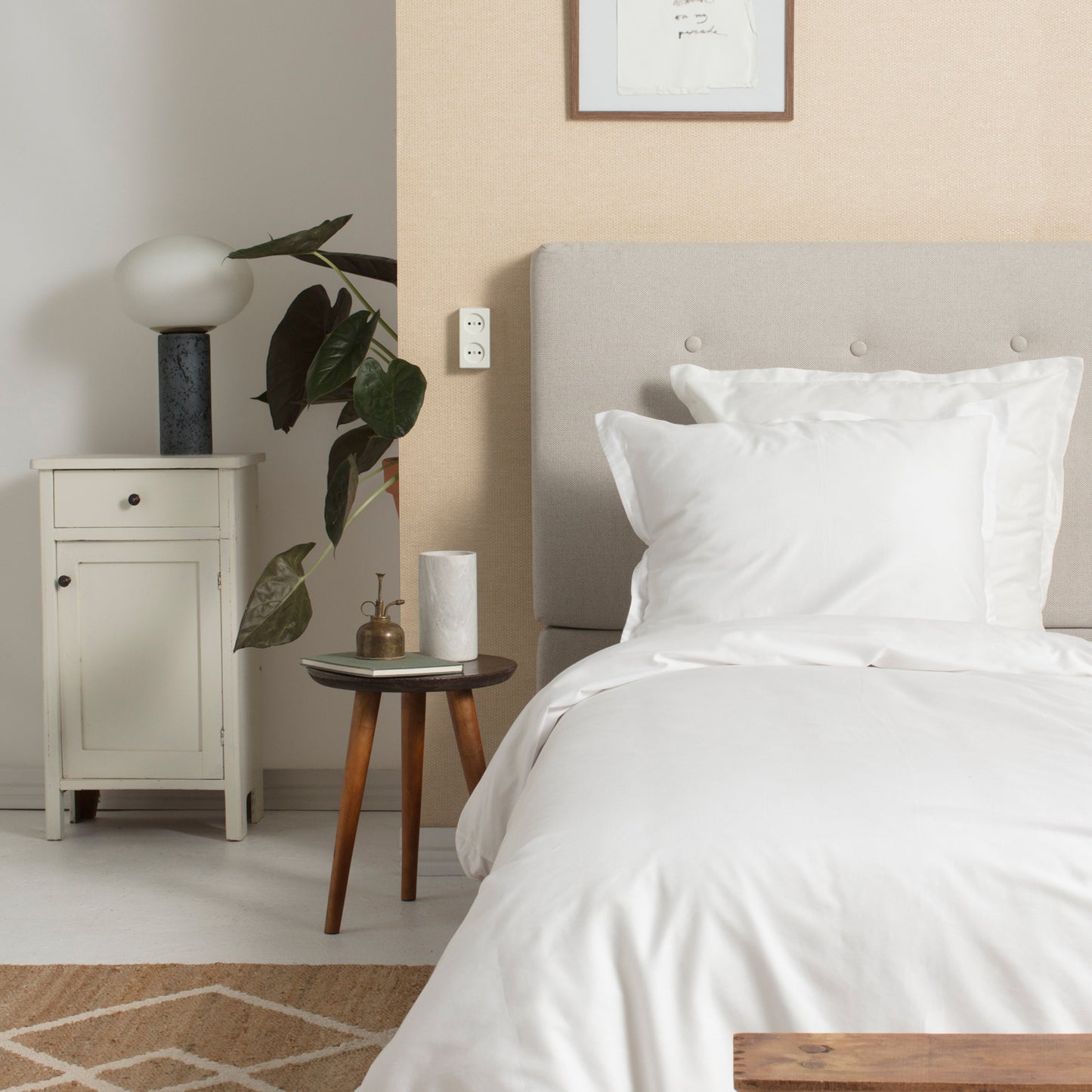 Sundays Bettbezug Baumwollsatin weiß