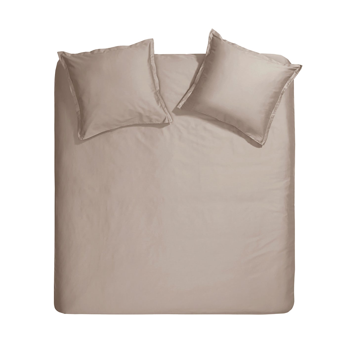 Sundays duvet cover cotton satin taupe