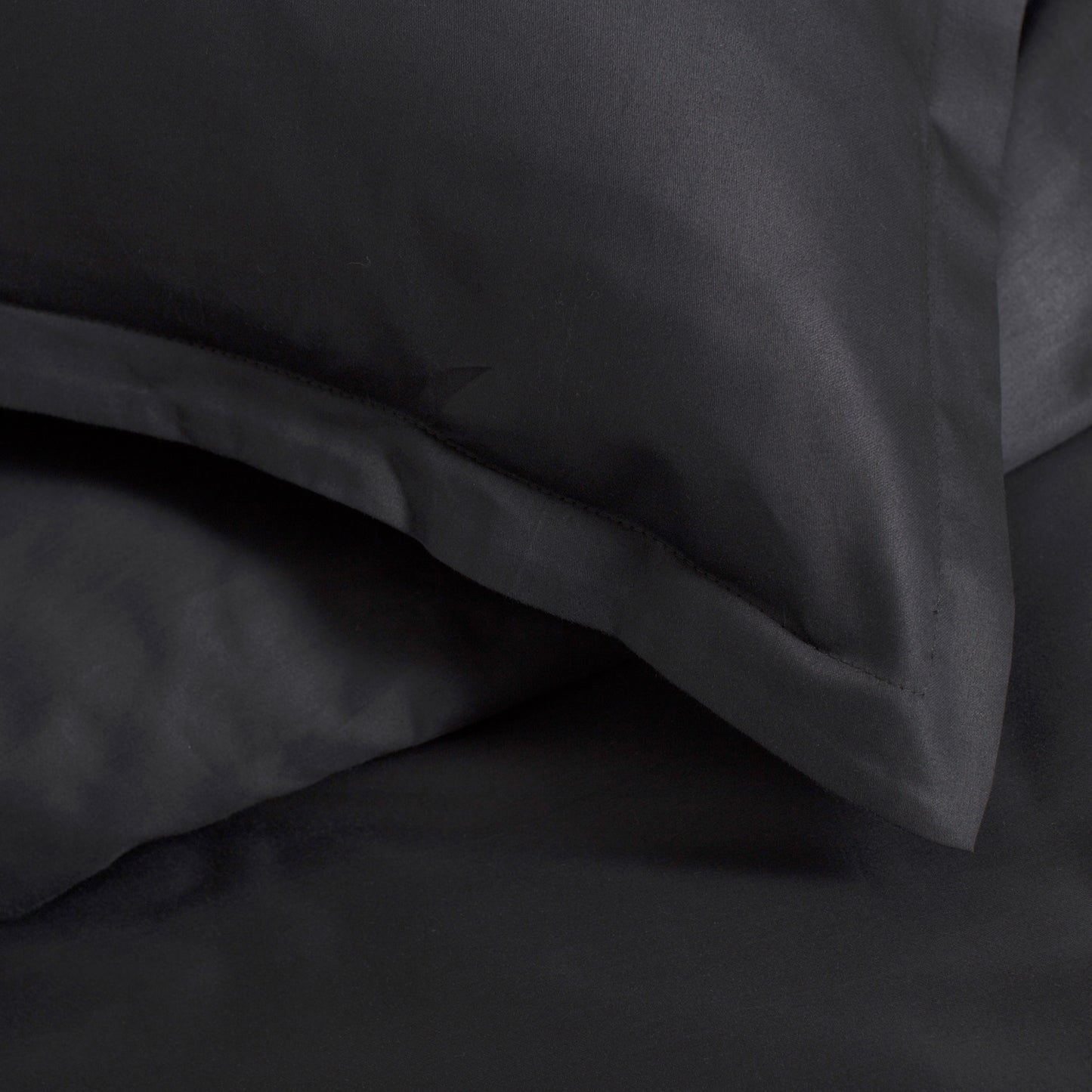 Sundays Bettbezug Baumwollsatin schwarz