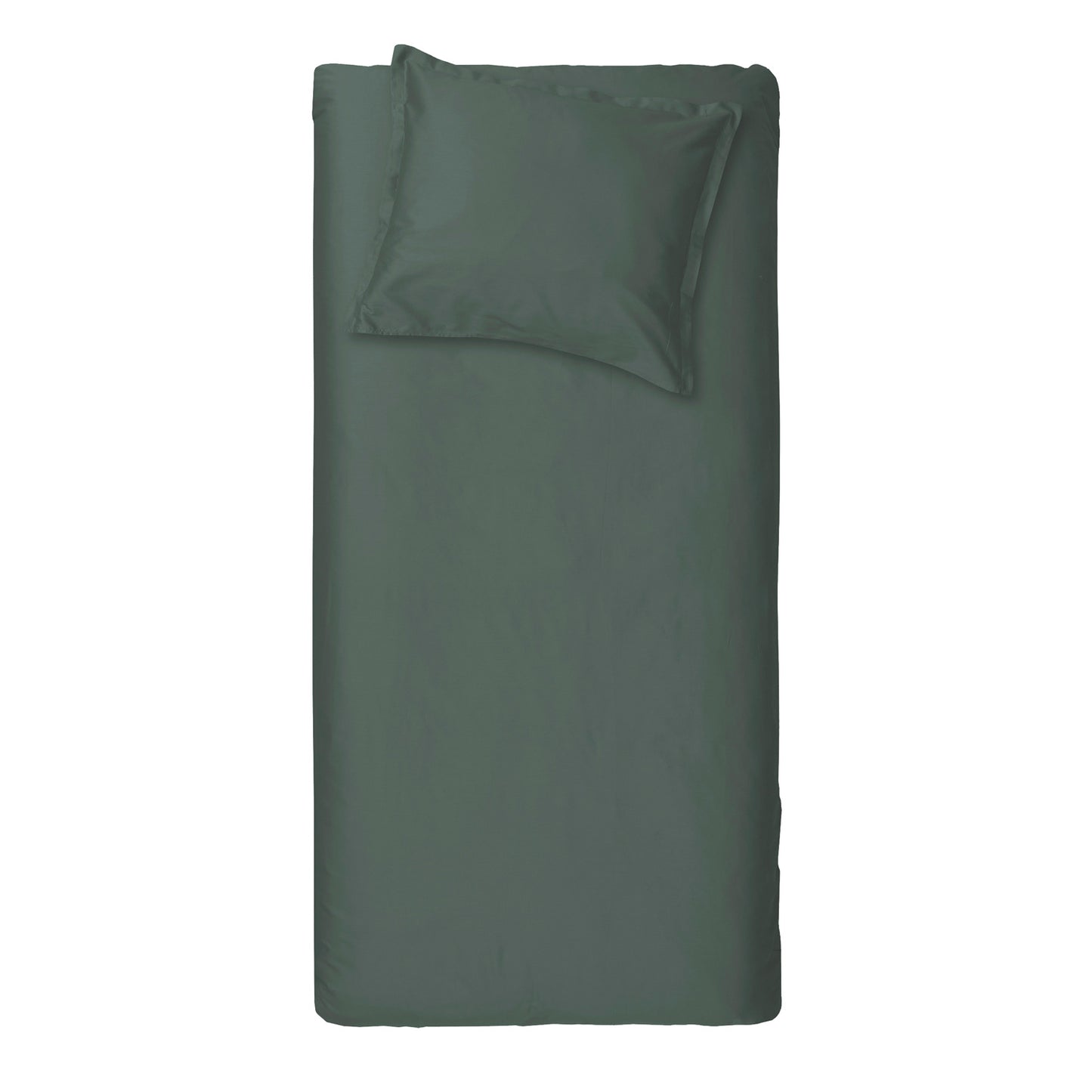 Sundays duvet cover cotton satin green
