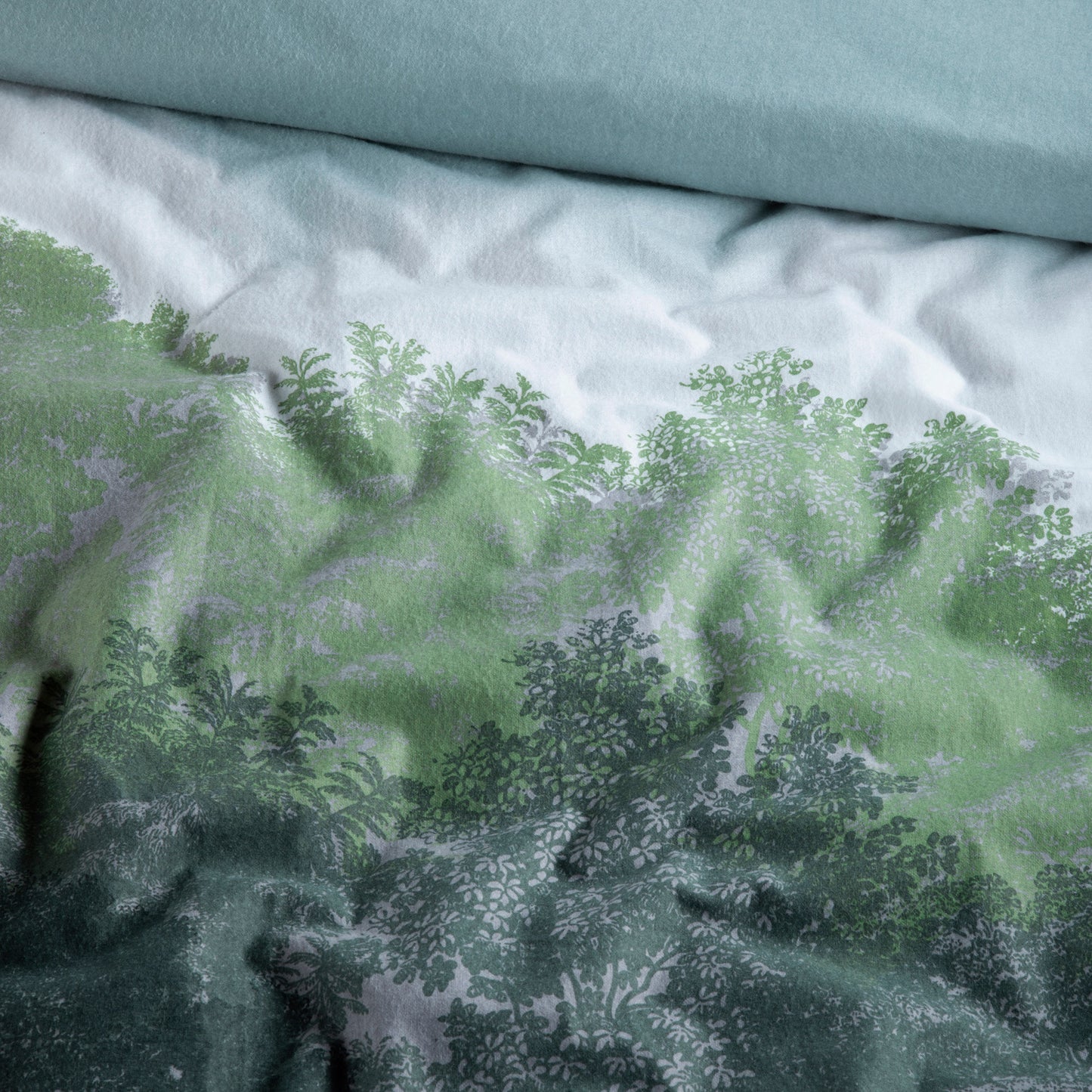 Northern Light Bettbezug Flanell grün