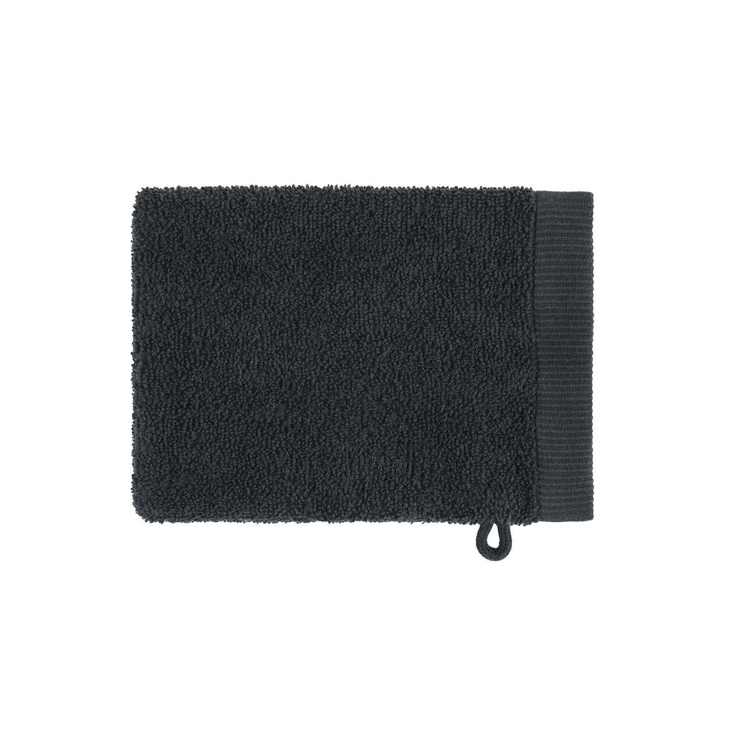 Weekend washcloth black (3 pieces)