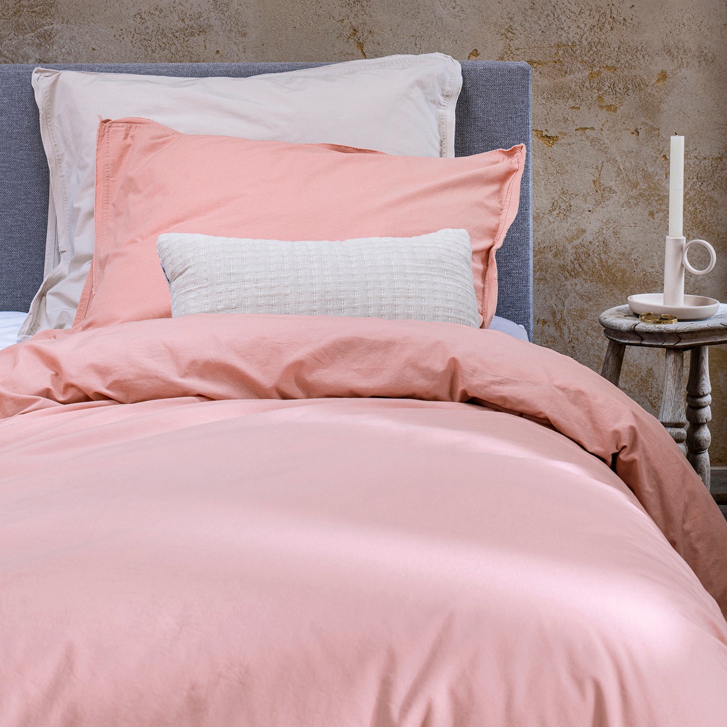 Moon duvet cover cotton pink