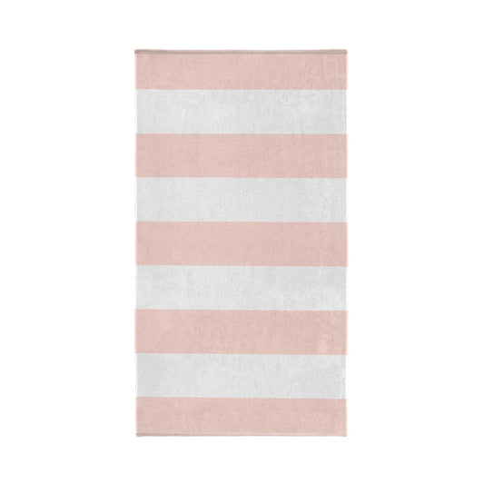 Dune stripe strandlaken XXL roze