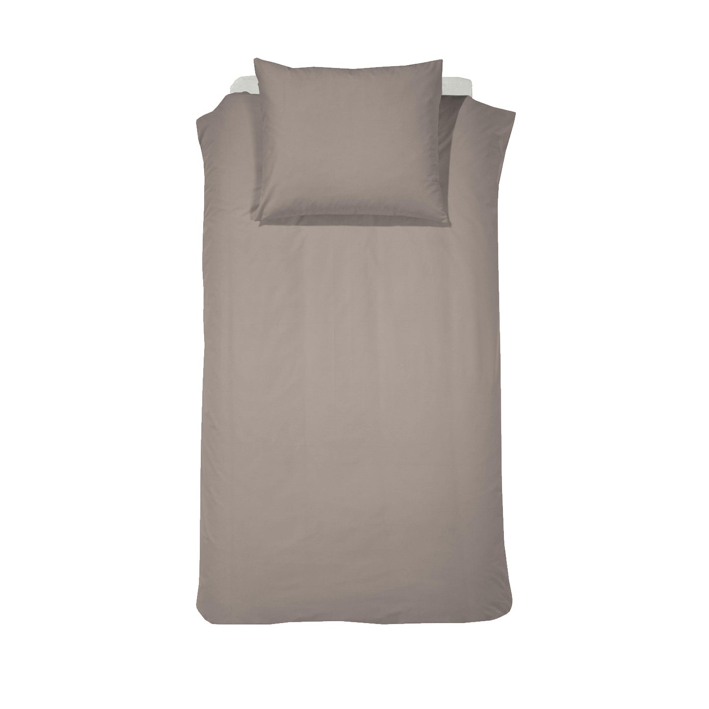 Friday dekbedovertrek polykatoen taupe
