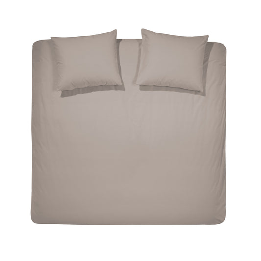 Friday duvet cover polycotton taupe