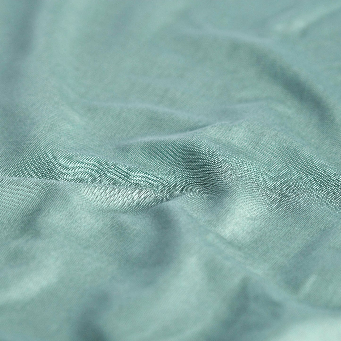 Weekend sheet cotton mineral green