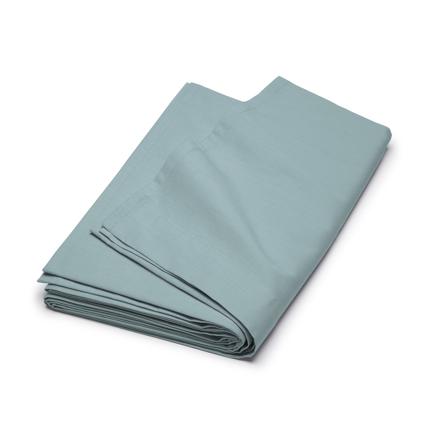 Weekend sheet cotton mineral green