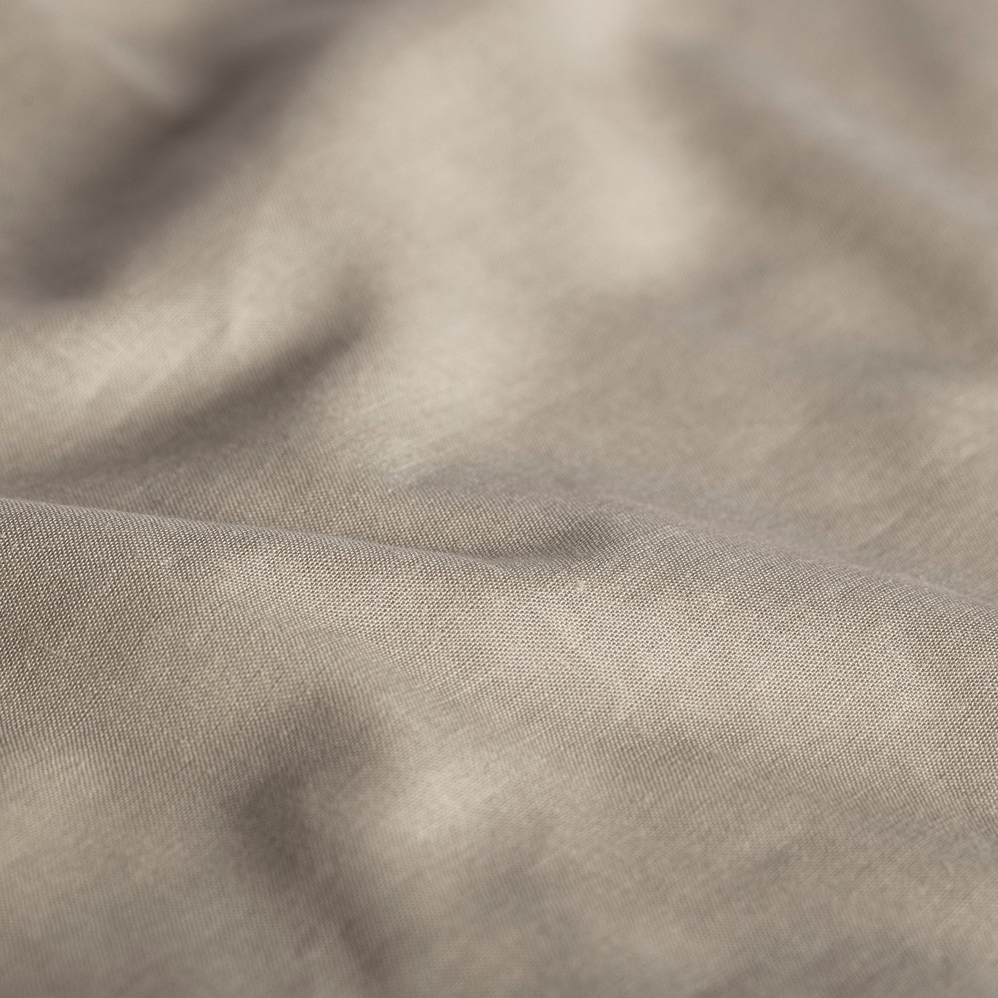 Weekend fitted sheet cotton taupe