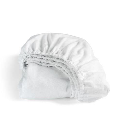 Fitted sheet premium molton high corner white