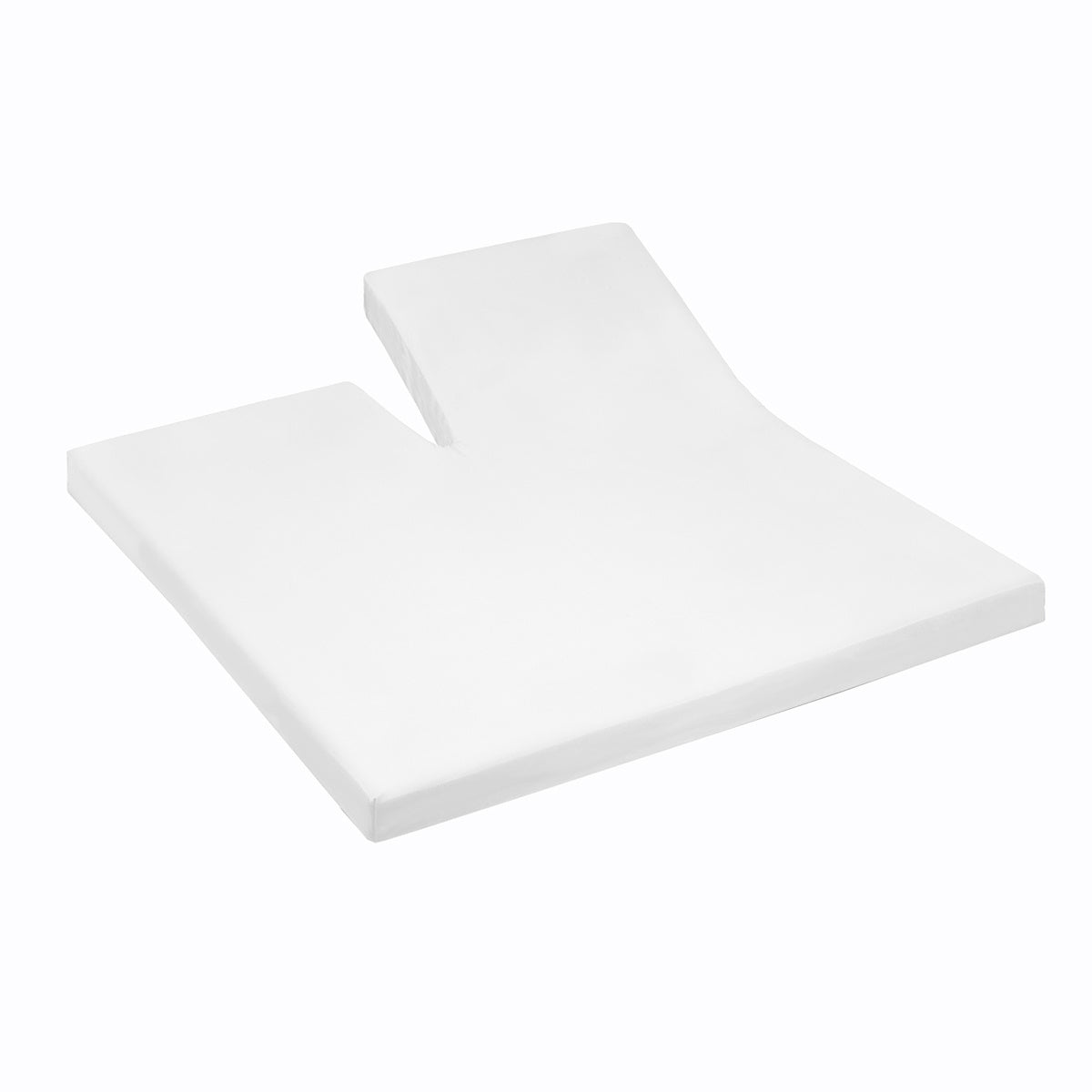 Topper Spannbettlaken Premium Molton Einzelspalt weiß