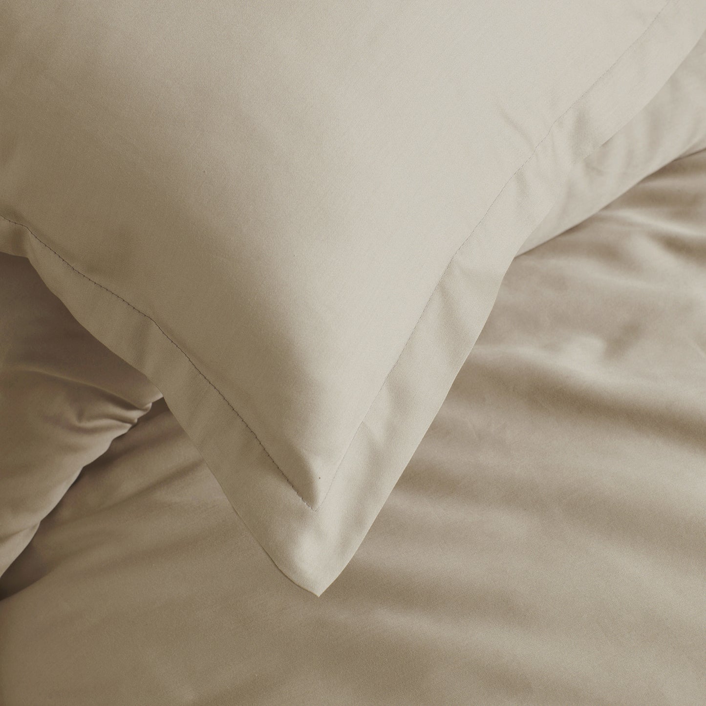 Sundays Bettbezug Baumwollsatin hellsand