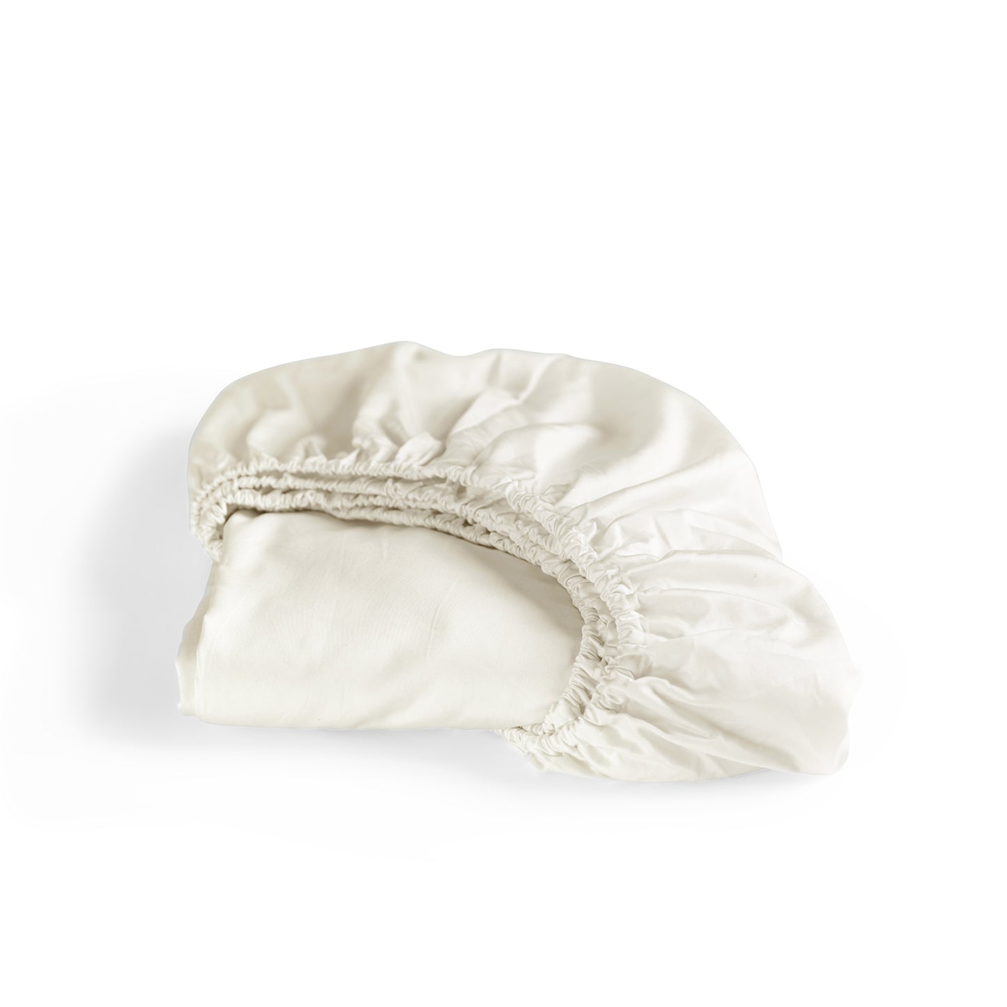 Sundays hoeslaken hoge hoek katoen-satijn ivoor