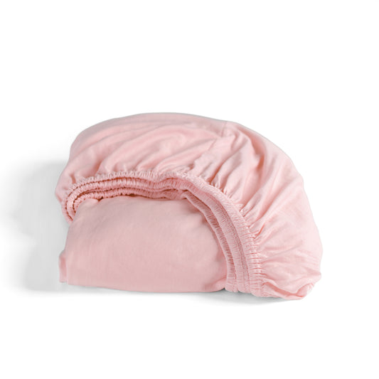Fitted sheet jersey pink