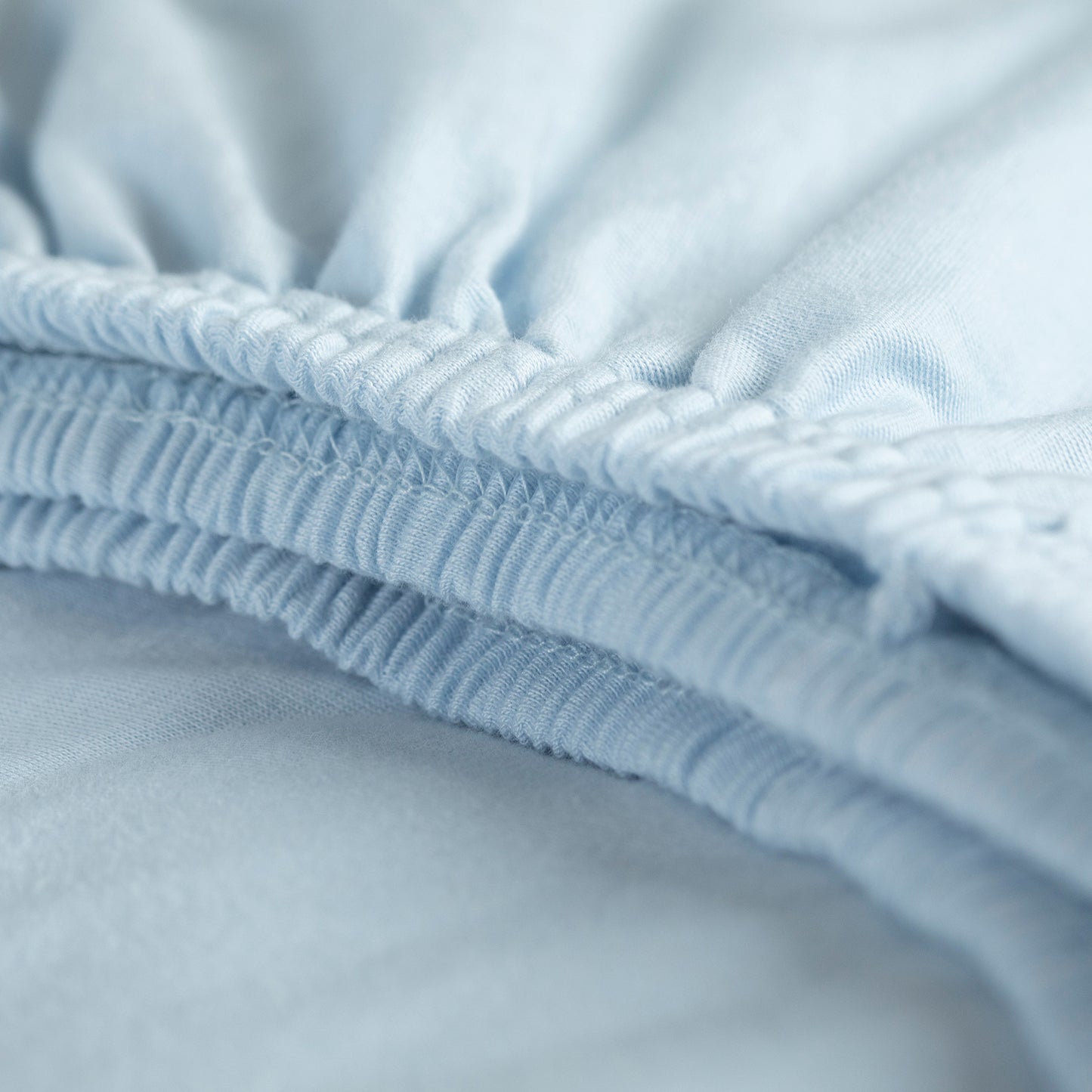 Topper fitted sheet jersey light blue