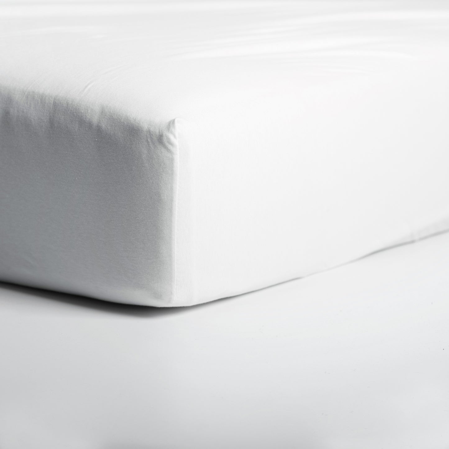Fitted sheet double jersey white