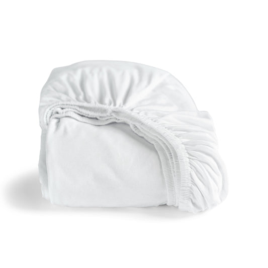 Fitted sheet double jersey white