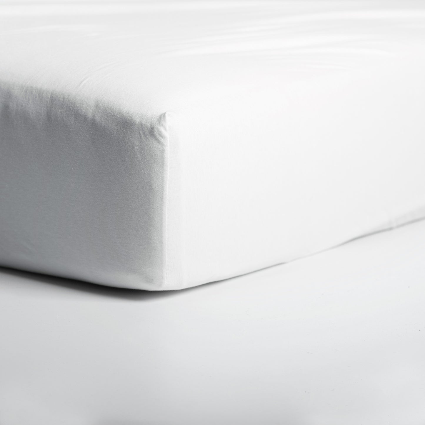 Fitted sheet double jersey white