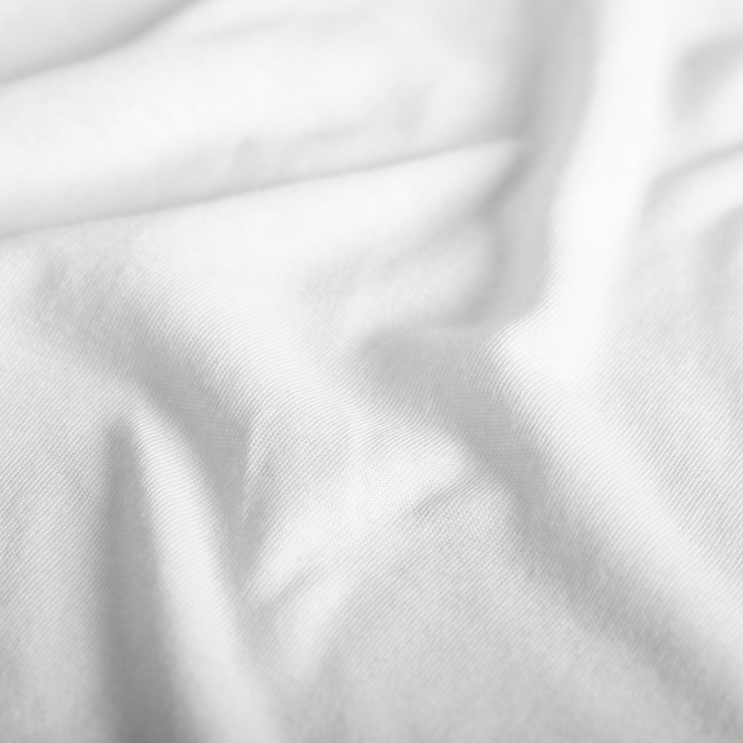 Fitted sheet double jersey white