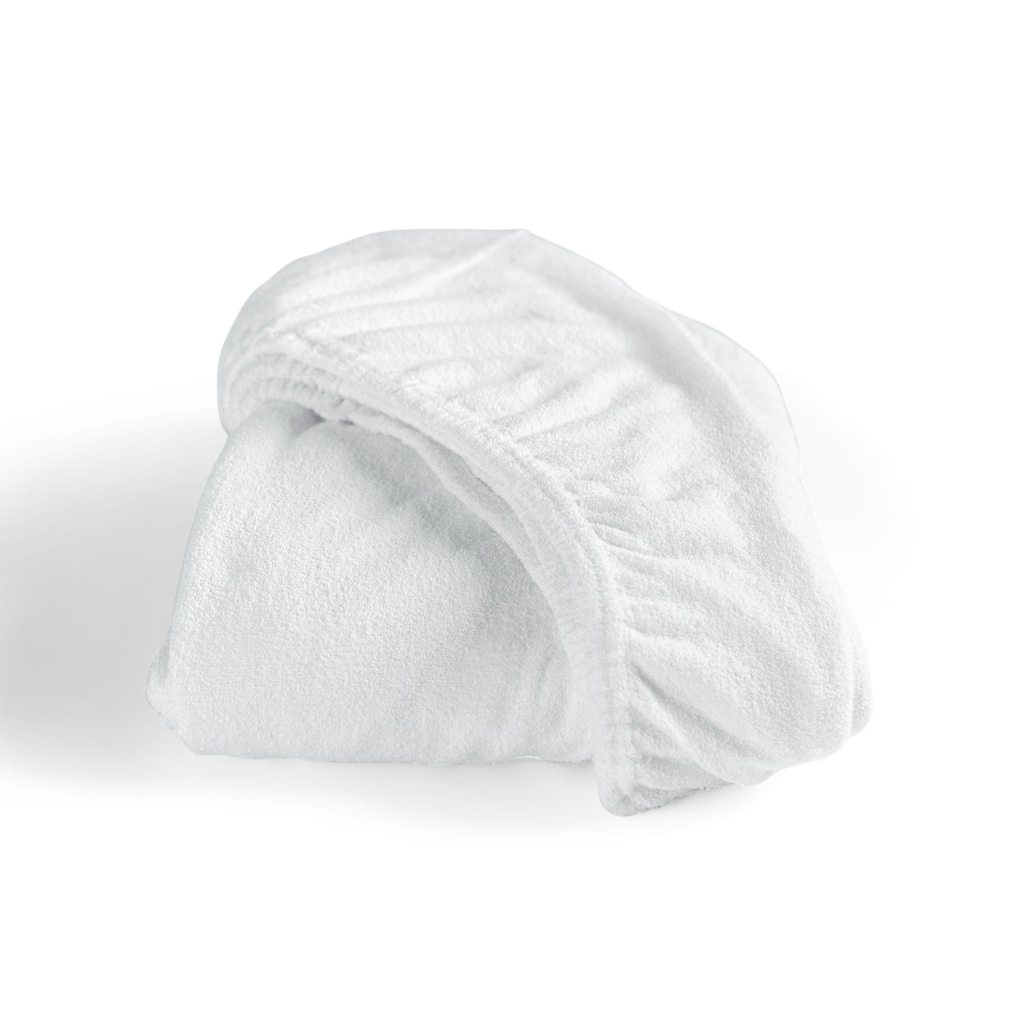 Spannbettlaken Frottee weiß