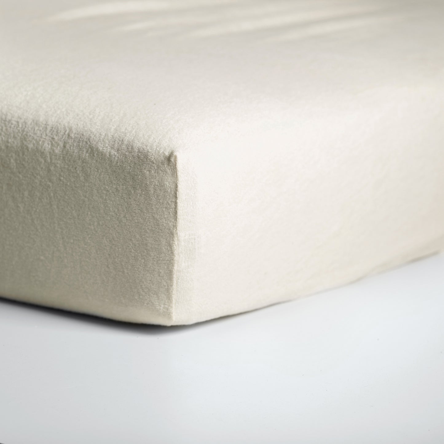 Fitted sheet terry cloth ivory