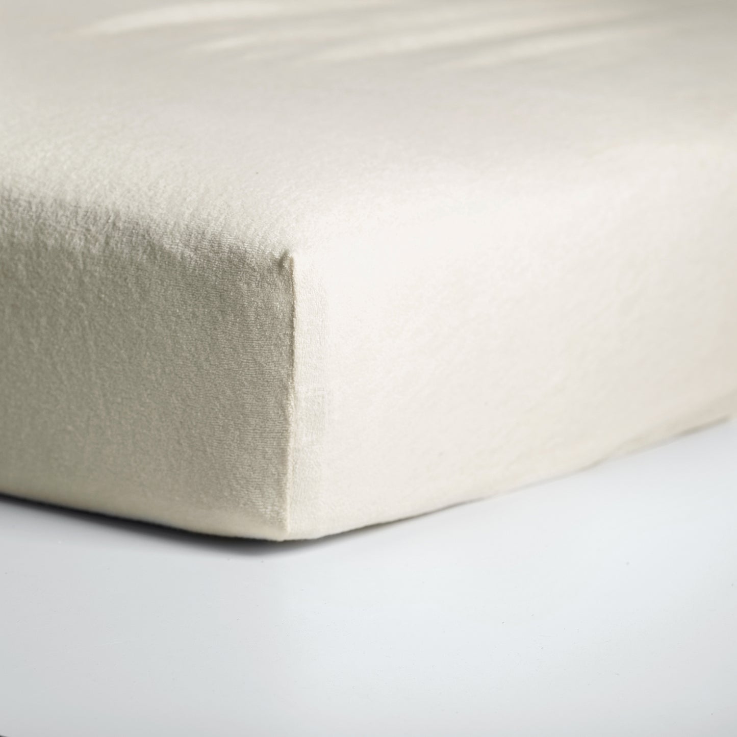 Fitted sheet terry cloth ivory